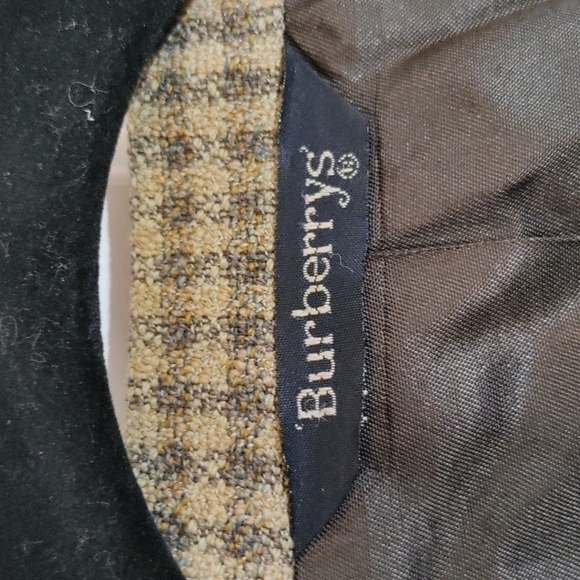 Burberrys Vintage 1970s 1980s brown gingham tailored sport coat 100% Pure Wool - Picture 7 of 17